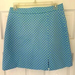 Zara pretty blue & green polka dot Skirt